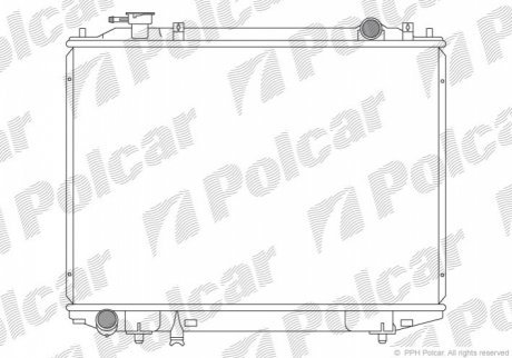 Радиаторы охлаждения POLCAR 459908-1 (фото 1)