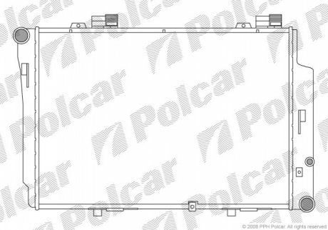 Радиаторы охлаждения POLCAR 500208-3 (фото 1)
