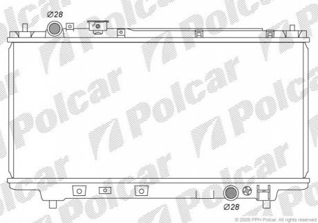 Радиаторы охлаждения POLCAR 450708-1