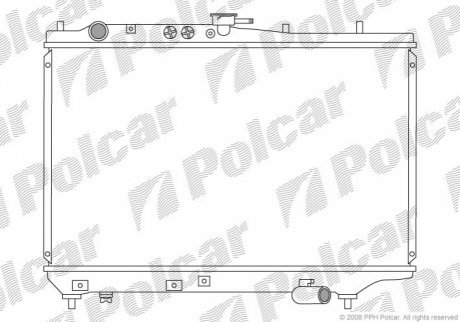 Радиаторы охлаждения POLCAR 450408-6