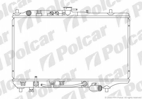 Радиаторы охлаждения POLCAR 450408-5 (фото 1)