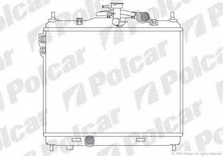 Радиаторы охлаждения POLCAR 4042085X (фото 1)
