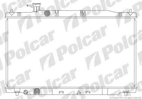 Радиаторы охлаждения POLCAR 387808-1 (фото 1)