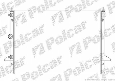 Радиаторы охлаждения POLCAR 324008-2 (фото 1)