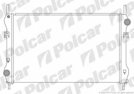 Радиаторы охлаждения POLCAR 324708-1 (фото 1)