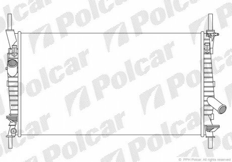 Радиаторы охлаждения POLCAR 3247084K (фото 1)