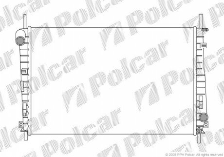 Радиаторы охлаждения POLCAR 321808A2 (фото 1)