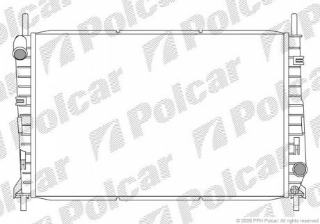 Радиаторы охлаждения POLCAR 321608A1 (фото 1)