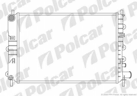 Радиаторы охлаждения POLCAR 320608A3