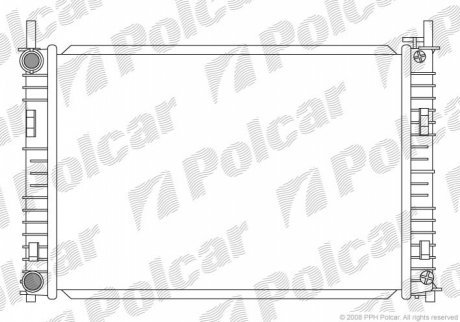Радиаторы охлаждения POLCAR 321208-1 (фото 1)