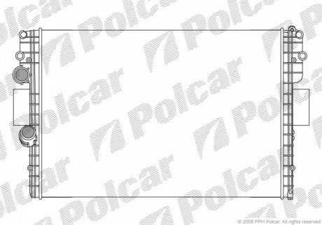 Радиаторы охлаждения POLCAR 3080081X (фото 1)