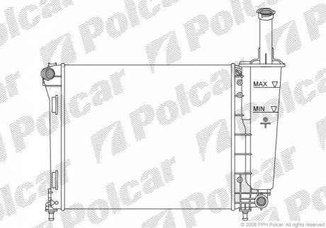 Радиаторы охлаждения POLCAR 3035081X