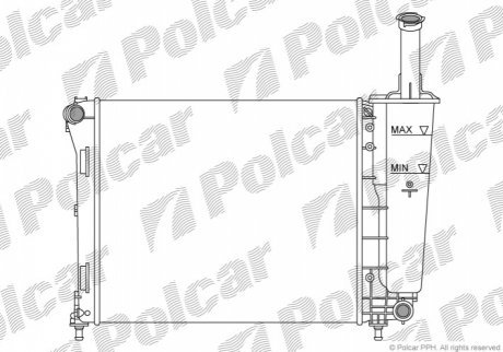 Радиаторы охлаждения POLCAR 303508A1