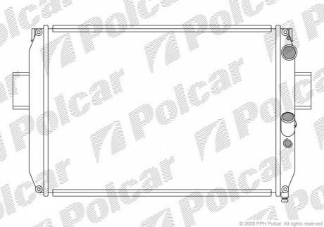 Радиаторы охлаждения POLCAR 305008A6 (фото 1)