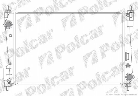 Радиаторы охлаждения POLCAR 302408-1 (фото 1)