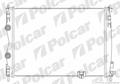 Радиаторы охлаждения POLCAR 2759083K (фото 1)