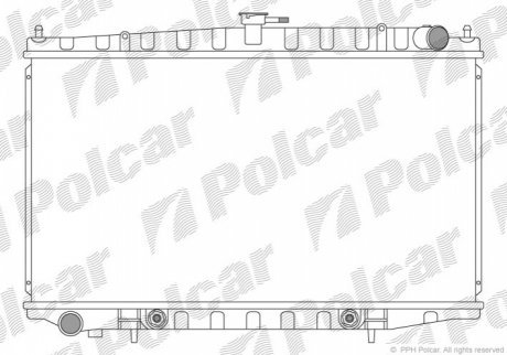 Радиаторы охлаждения POLCAR 274208-1 (фото 1)