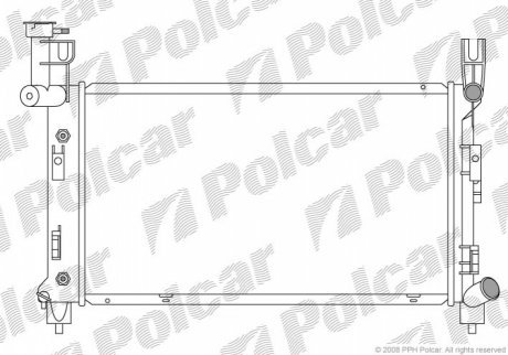 Радиаторы охлаждения POLCAR 240008-5 (фото 1)