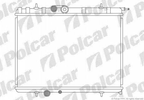 Радиаторы охлаждения POLCAR 232808-4 (фото 1)