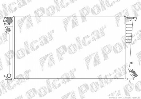 Радиаторы охлаждения POLCAR 232608A8 (фото 1)