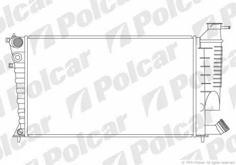 Радиаторы охлаждения POLCAR 232608A6 (фото 1)