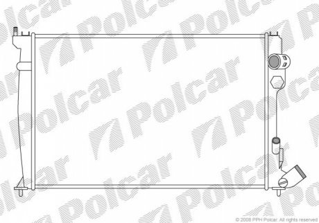 Радиаторы охлаждения POLCAR 232508-3 (фото 1)