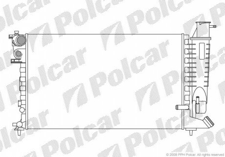 Радиаторы охлаждения POLCAR 232408A9