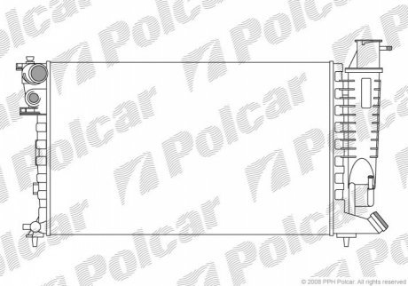Радиаторы охлаждения POLCAR 232408-5 (фото 1)