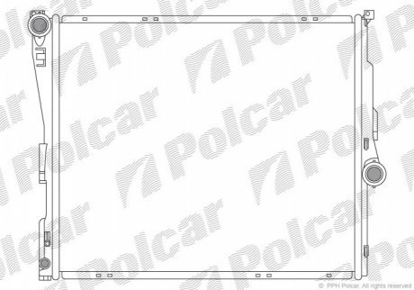 Радиаторы охлаждения POLCAR 205508-1 (фото 1)