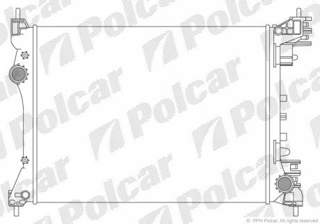 Радиаторы охлаждения POLCAR 1425081X (фото 1)
