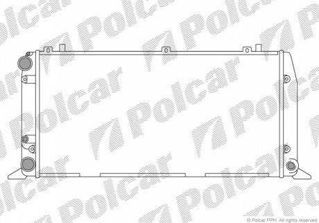 Радиаторы охлаждения POLCAR 130808A3 (фото 1)