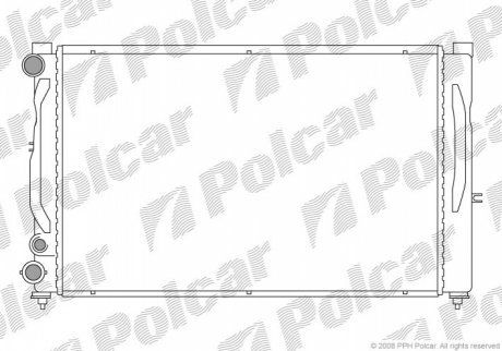 Радиаторы охлаждения POLCAR 132408-1 (фото 1)