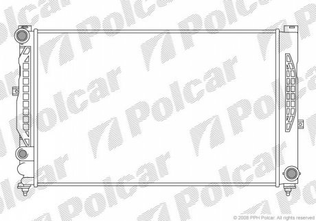 Радиаторы охлаждения POLCAR 132408A5 (фото 1)