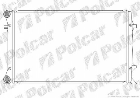 Радиаторы охлаждения POLCAR 133108-5 (фото 1)
