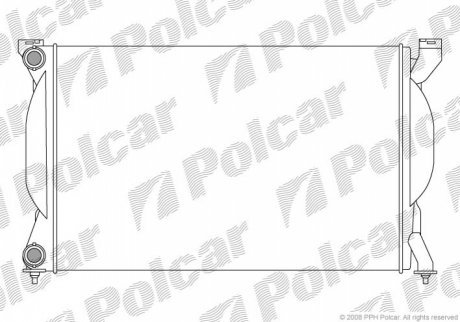 Радиаторы охлаждения POLCAR 133408-1 (фото 1)