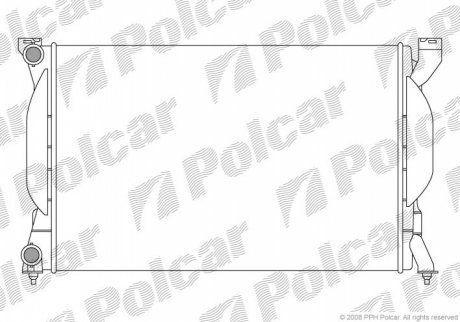 Радиаторы охлаждения POLCAR 133408-3