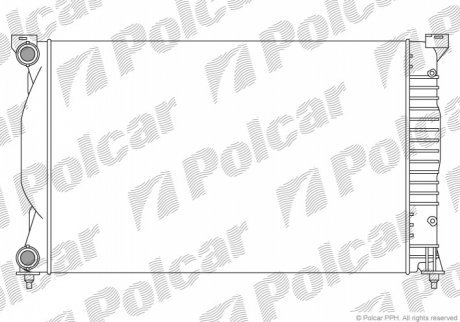 Радиаторы охлаждения POLCAR 133408A1 (фото 1)