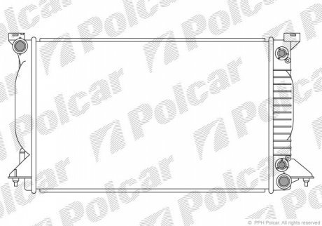 Радиаторы охлаждения POLCAR 133508-2 (фото 1)