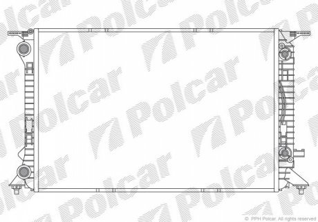 Радиаторы охлаждения POLCAR 1337083X