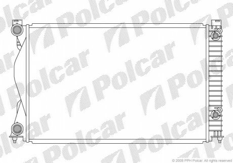 Радиаторы охлаждения POLCAR 133808-4 (фото 1)