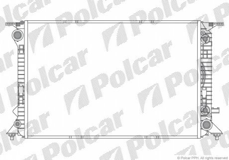 Радиаторы охлаждения POLCAR 136508-1 (фото 1)