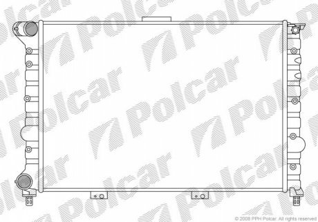 Радиаторы охлаждения POLCAR 140808A3