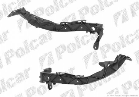 Крепление фары правый POLCAR 2001046