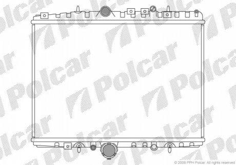 Радиаторы охлаждения POLCAR 233208-6 (фото 1)