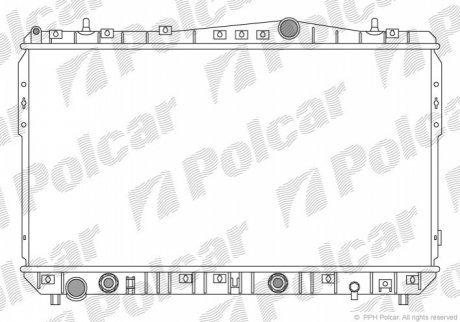 Радиаторы охлаждения POLCAR 2505082 (фото 1)