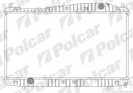 Радиаторы охлаждения POLCAR 2511081 (фото 1)