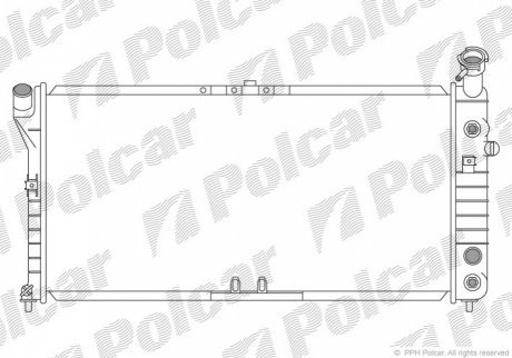 Радиаторы охлаждения POLCAR 2530081