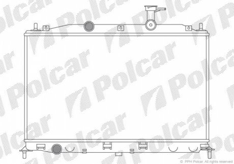Радиаторы охлаждения POLCAR 4009081 (фото 1)