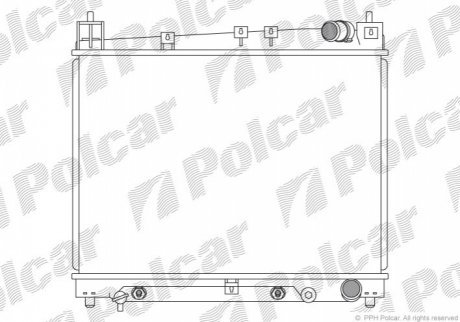 Радиаторы охлаждения POLCAR 8103084 (фото 1)