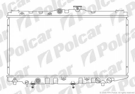 Радиаторы охлаждения POLCAR 8109086 (фото 1)